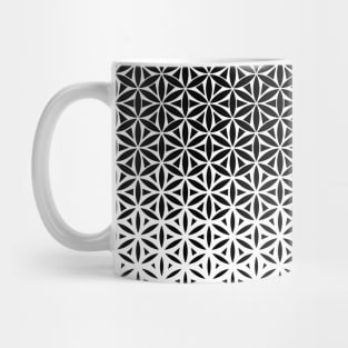 Geometric Flower of Life Pattern Mug